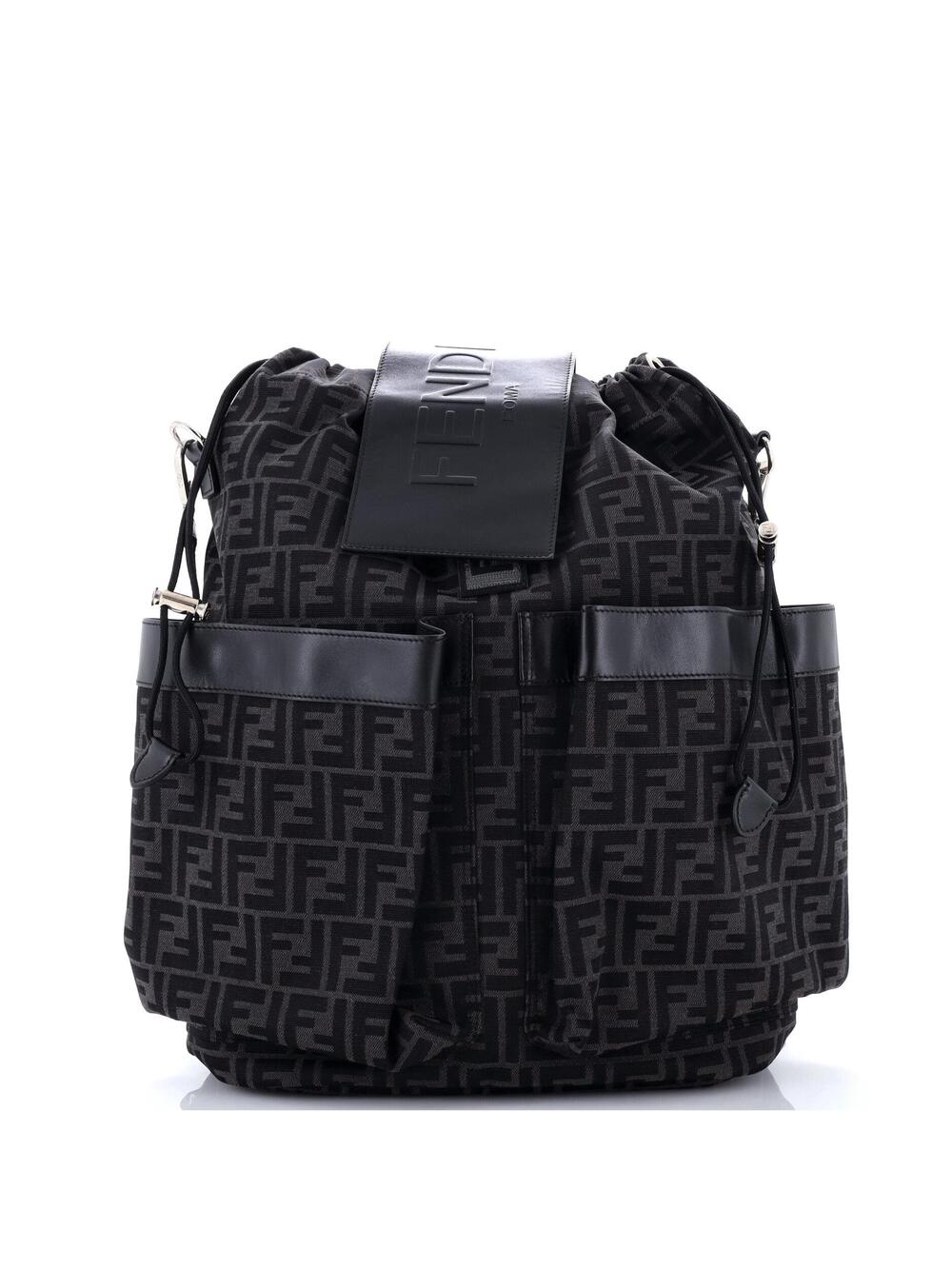 Fendi Double Pocket Drawstring Backpack #365611F15B